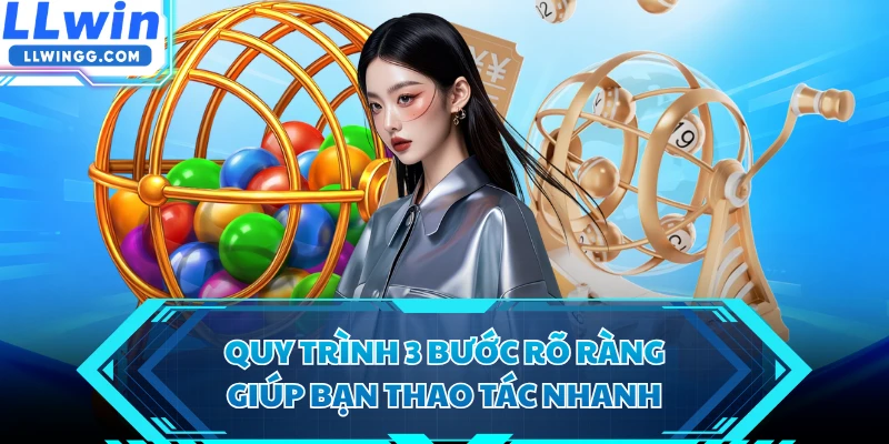 Quy trình 3 bước rõ ràng giúp bạn thao tác nhanh